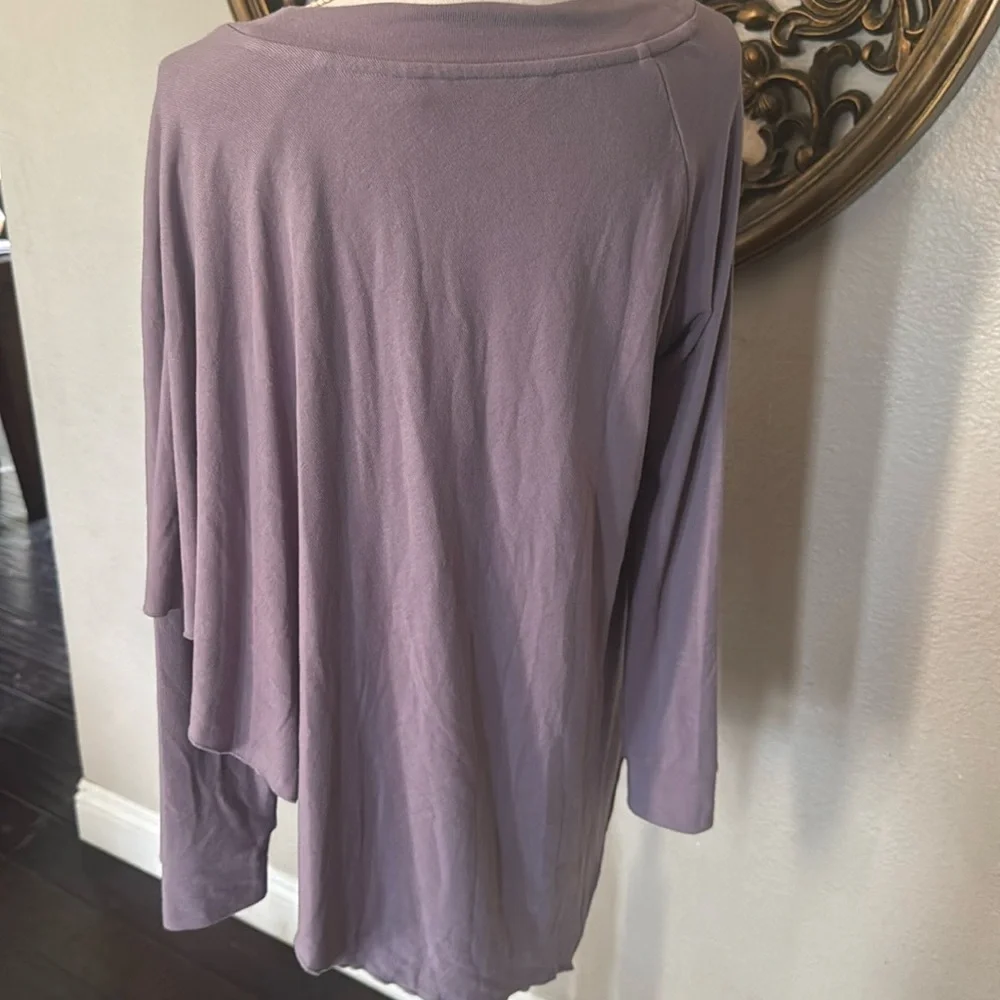 Amazing lavender Soft Surroundings asymmetrical layering tunic EUC - Picture 10 of 14